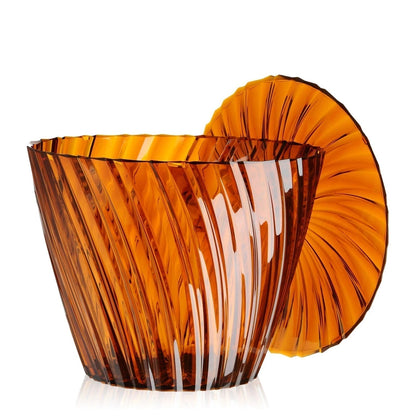 Table - Tabouret Sparkle de Tokujin Yoshioka Ø 38 - Kartell-Fumé-Ø 38 X H 44 cm-The Woods Gallery