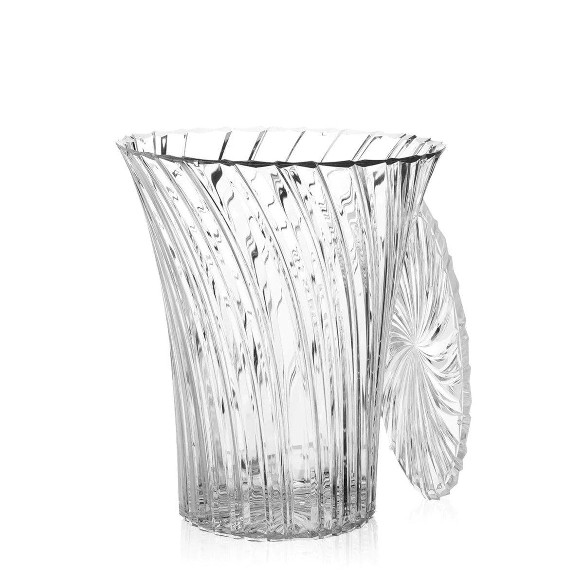 Table - Tabouret Sparkle de Tokujin Yoshioka Ø 38 - Kartell-Fumé-Ø 38 X H 44 cm-The Woods Gallery