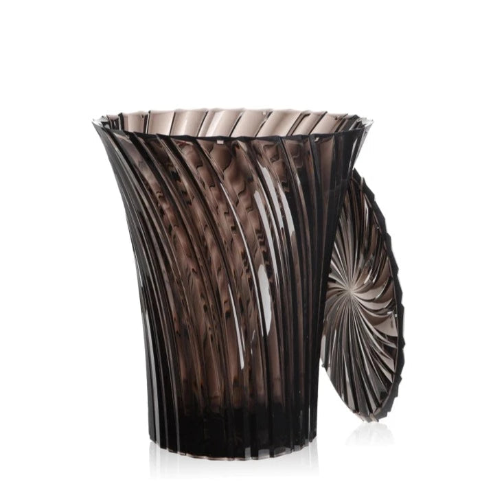 Table - Tabouret Sparkle de Tokujin Yoshioka Ø 38 - Kartell-Fumé-Ø 38 X H 44 cm-The Woods Gallery