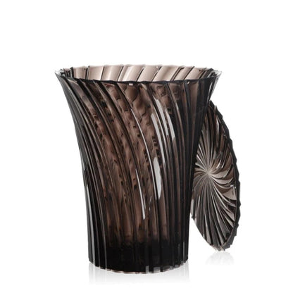 Table - Tabouret Sparkle de Tokujin Yoshioka Ø 38 - Kartell-Fumé-Ø 38 X H 44 cm-The Woods Gallery