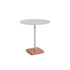 Table Terrazzo ronde de Daniel Enoksson Ø 70 - Hay-Gris clair / Terrazzo Rouge-The Woods Gallery