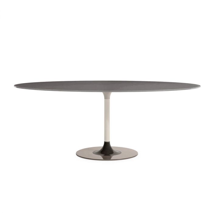 Table Thierry XXL Oval de Piero Lissoni XXL - Kartell-Blanc-The Woods Gallery