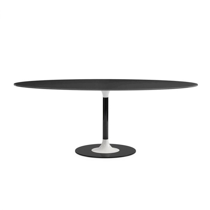 Table Thierry XXL Oval de Piero Lissoni XXL - Kartell-Blanc-The Woods Gallery
