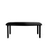 Table Tottori L180 - Driade-180 x 106 x 75 cm-Noir-The Woods Gallery