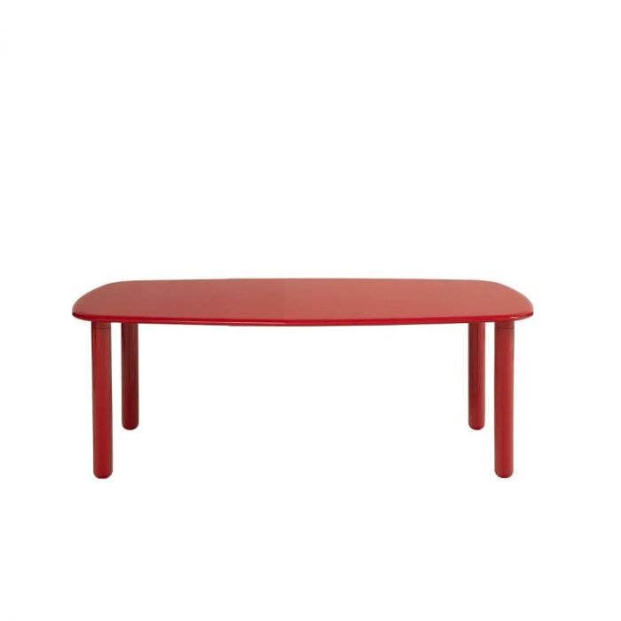 Table Tottori L180 - Driade-180 x 106 x 75 cm-Rouge Rubis-The Woods Gallery