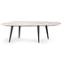 Table Tweed Marble L 250 cm par Studio Garcia Cumini - Zanotta-version de bois sombre, vue de trois quarts-The Woods Gallery