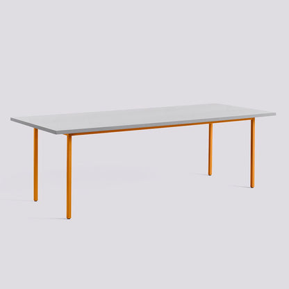 Table Two-Colour L 240 par Muller Van Severen - Hay-Gris-The Woods Gallery