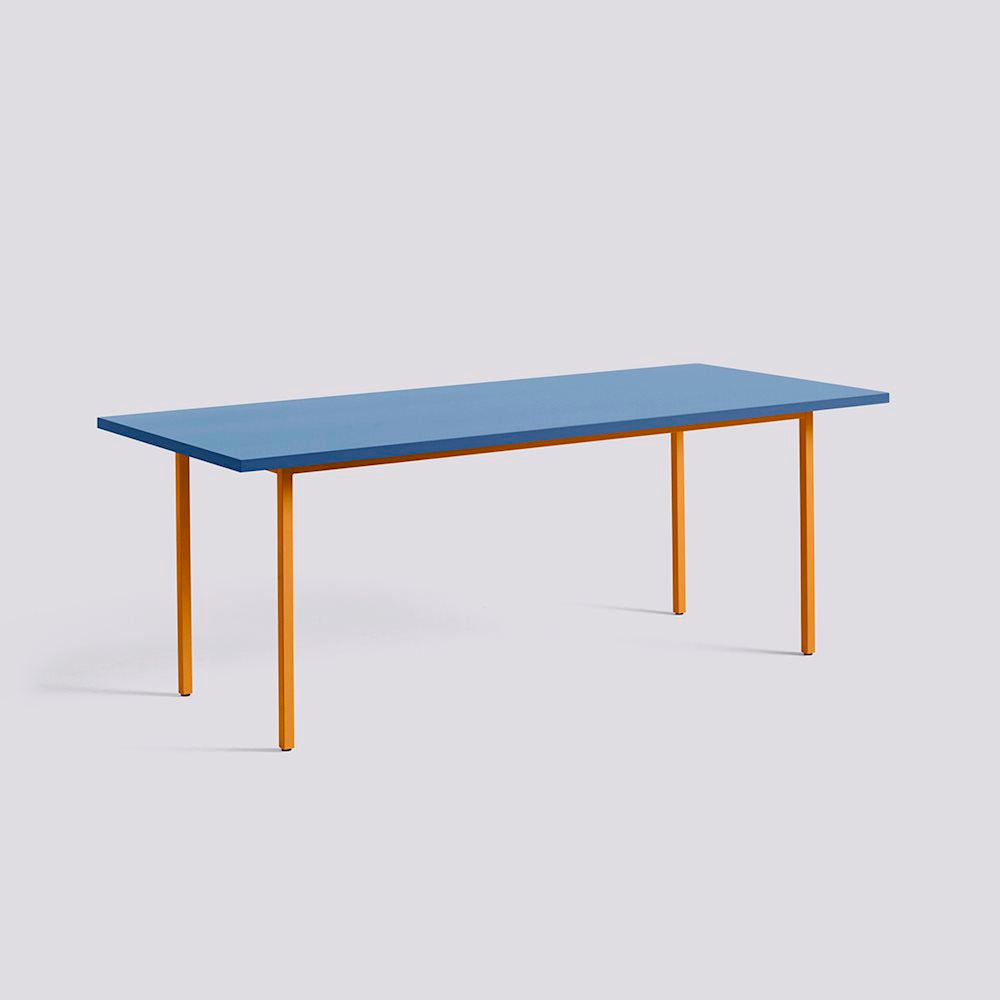 Table Two-Colour par Muller Van Severen L 200 cm - Hay-Bleu-The Woods Gallery