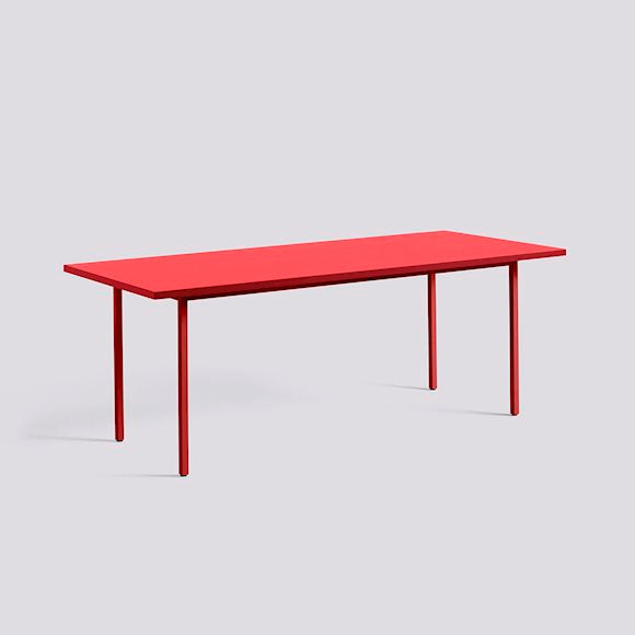 Table Two-Colour par Muller Van Severen L 200 cm - Hay-Rouge-The Woods Gallery