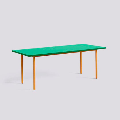Table Two-Colour par Muller Van Severen L 200 cm - Hay-Vert-The Woods Gallery