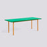 Table Two-Colour par Muller Van Severen L 200 cm - Hay-Vert-The Woods Gallery