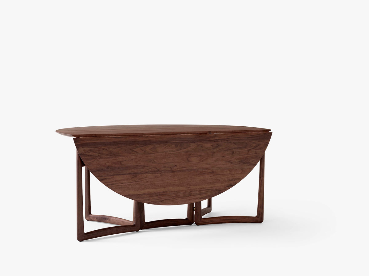 Table à abattants Drop Leaf HM6 de Hvidt &amp; Mølgaard - &amp;Tradition-Chêne huilé-The Woods Gallery
