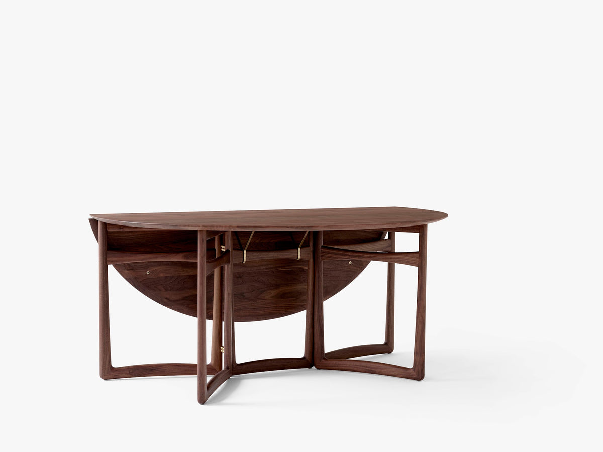 Table à abattants Drop Leaf HM6 de Hvidt &amp; Mølgaard - &amp;Tradition-Chêne huilé-The Woods Gallery