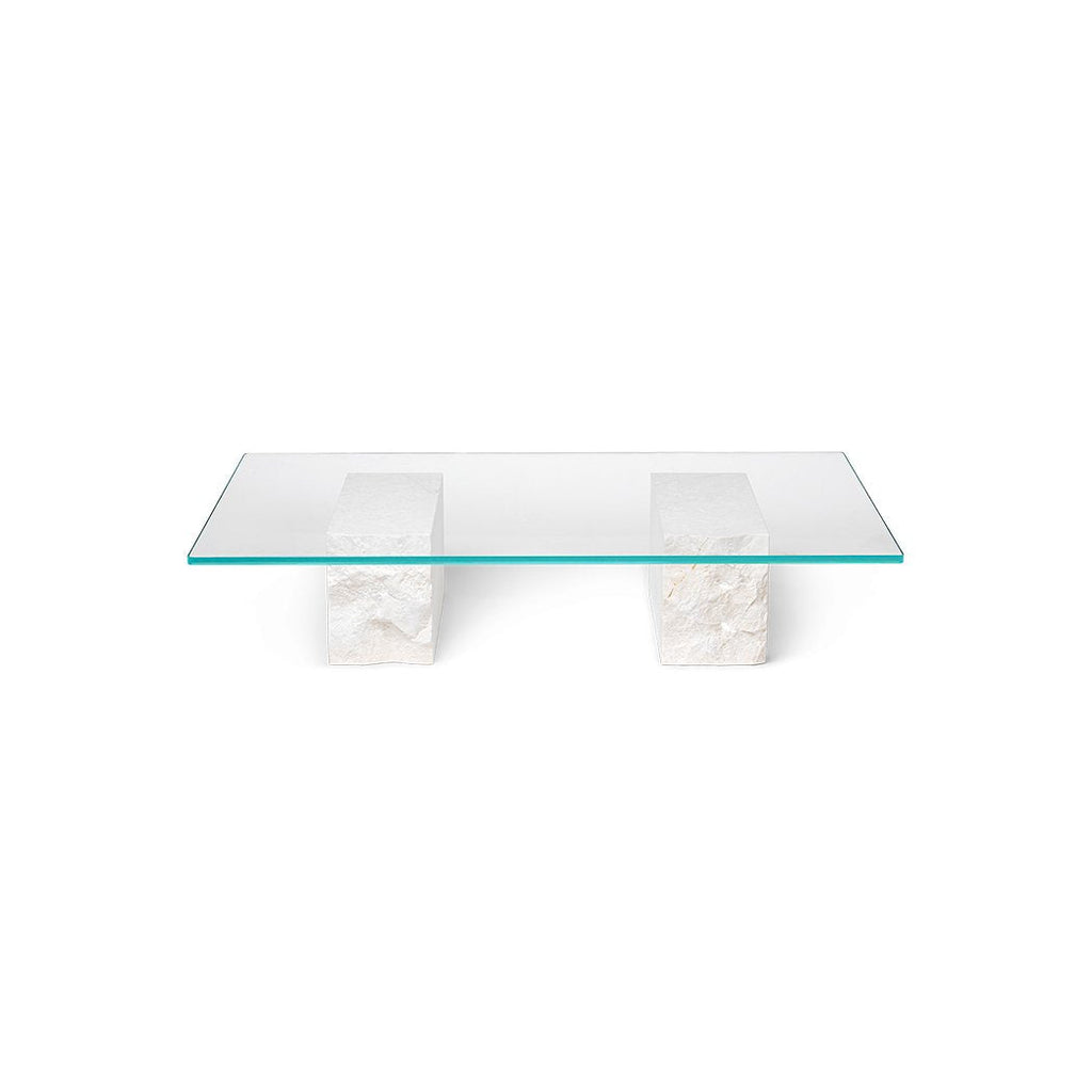 Table à café minérale - L 120 cm - Ferm Living-Modèle d'exposition TBE (en stock)-The Woods Gallery