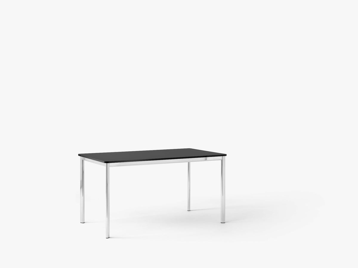 Table à manger Drip HW58 de Hee Welling - &amp;Tradition-Noir-Linoléum Burgundy 4154-The Woods Gallery