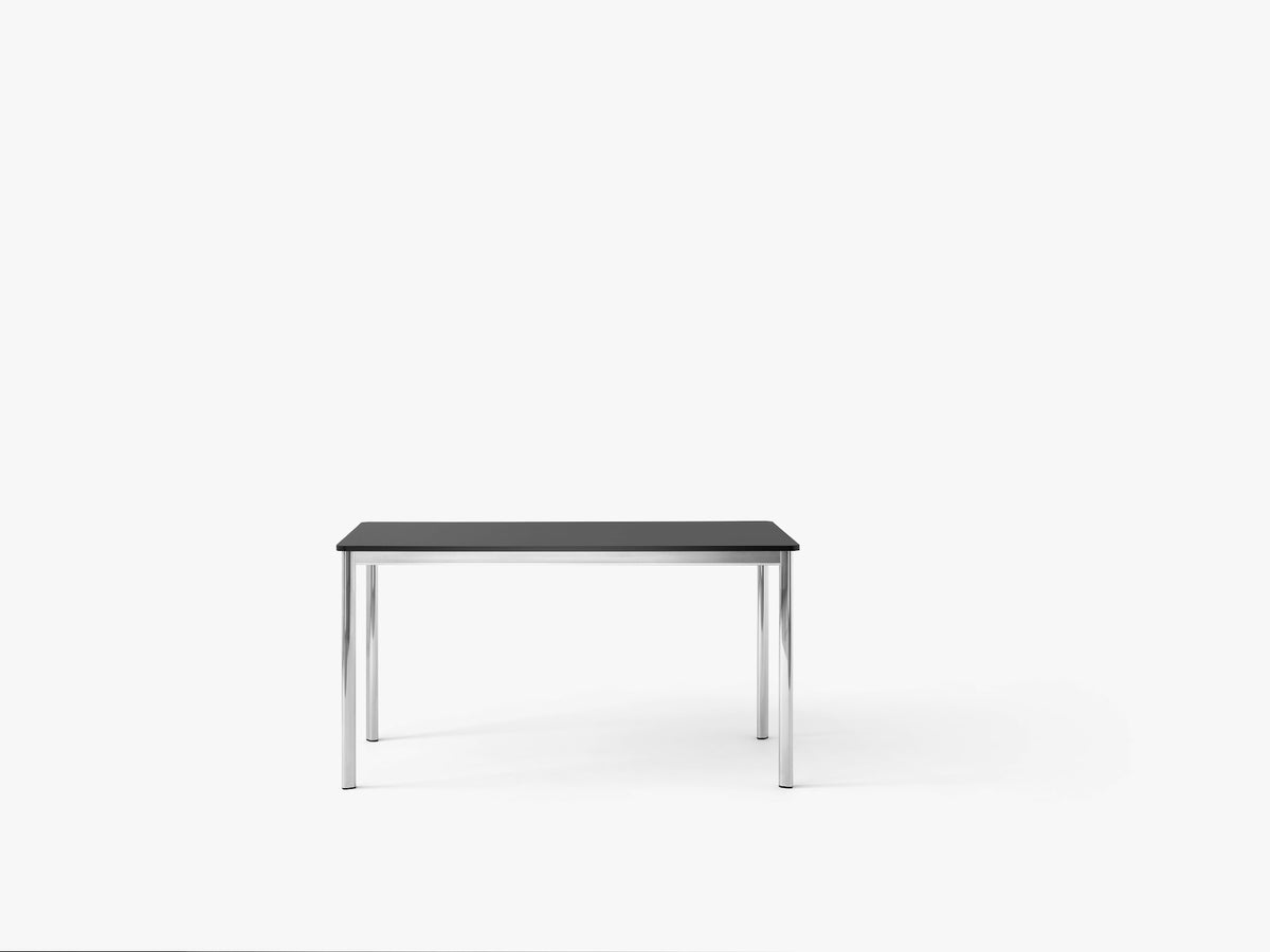 Table à manger Drip HW58 de Hee Welling - &amp;Tradition-Noir-Linoléum Burgundy 4154-The Woods Gallery