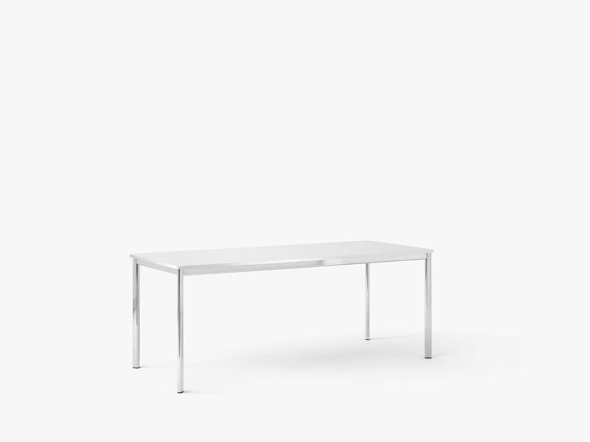 Table à manger Drip HW59 de Hee Welling - &amp;Tradition-Noir-Linoléum Burgundy 4154-The Woods Gallery