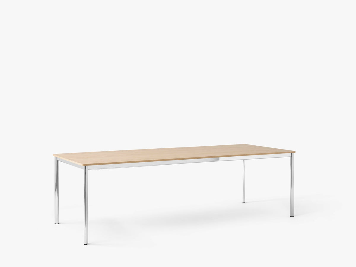 Table à manger Drip HW60 de Hee Welling - &amp;Tradition-Noir-Linoléum Burgundy 4154-The Woods Gallery