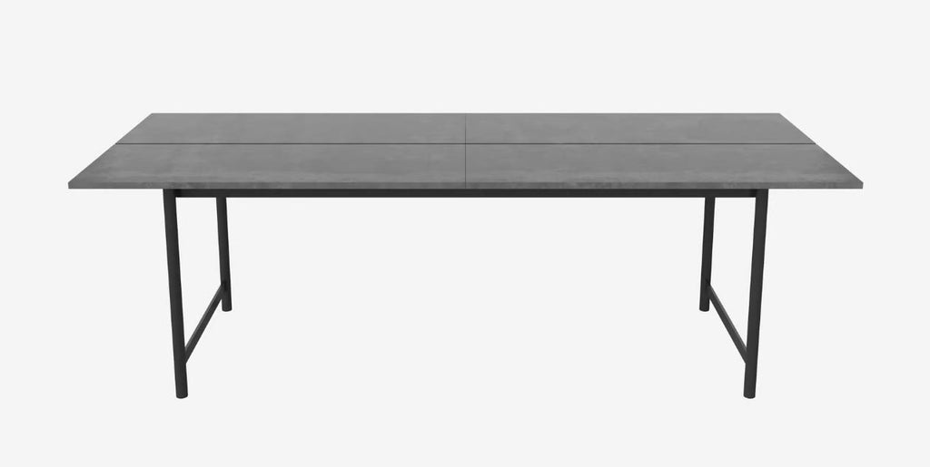 Table à manger d'extérieur Track L 230 - Bolia-Gris-Acier laqué gris-The Woods Gallery