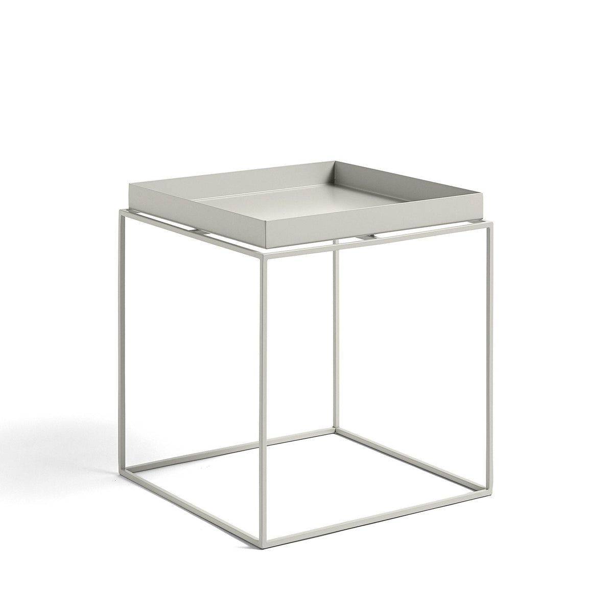 Table à plateau Tray M L 40 - Hay-Gris clair-The Woods Gallery