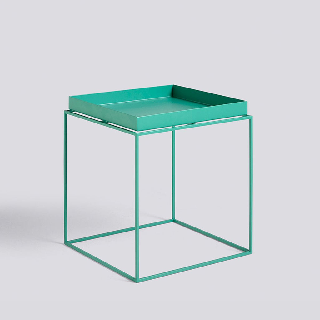 Table à plateau Tray M L 40 - Hay-Turquoise-The Woods Gallery
