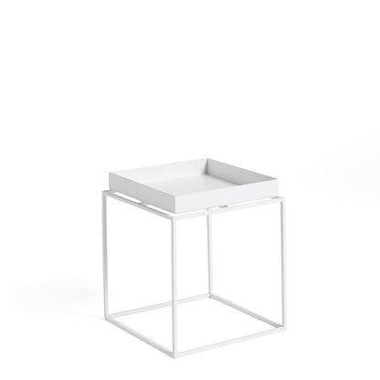 Table à plateau Tray S L30 - Hay-Blanc-The Woods Gallery