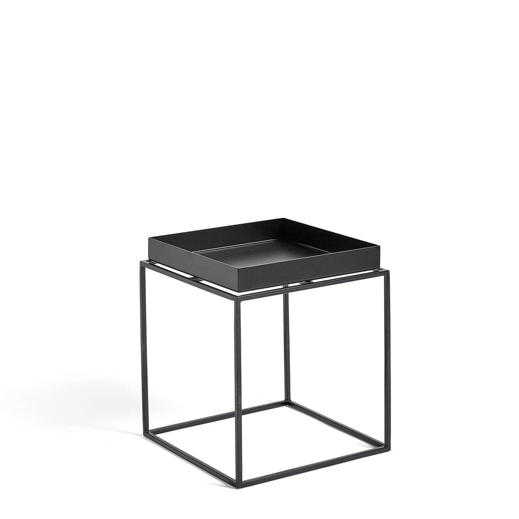 Table à plateau Tray S L30 - Hay-Noir-The Woods Gallery