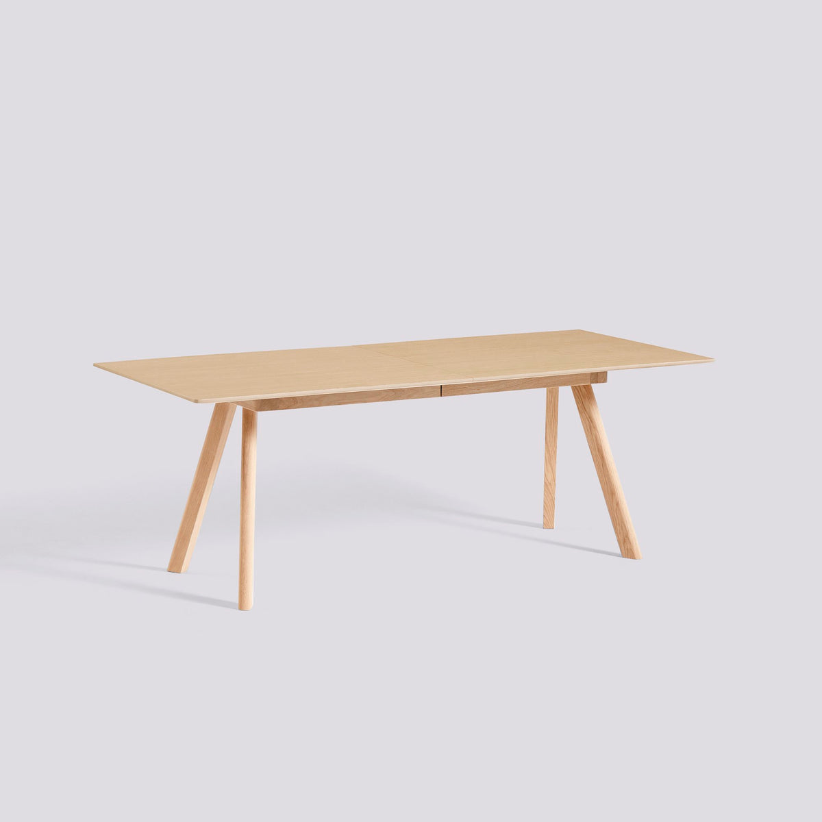 Table à rallonge CPH 30 de Ronan et Erwan Bouroullec - Hay-L 200 x P 90 x H 74 cm, Chêne massif laqué, plateau placage de chêne laqué-The Woods Gallery