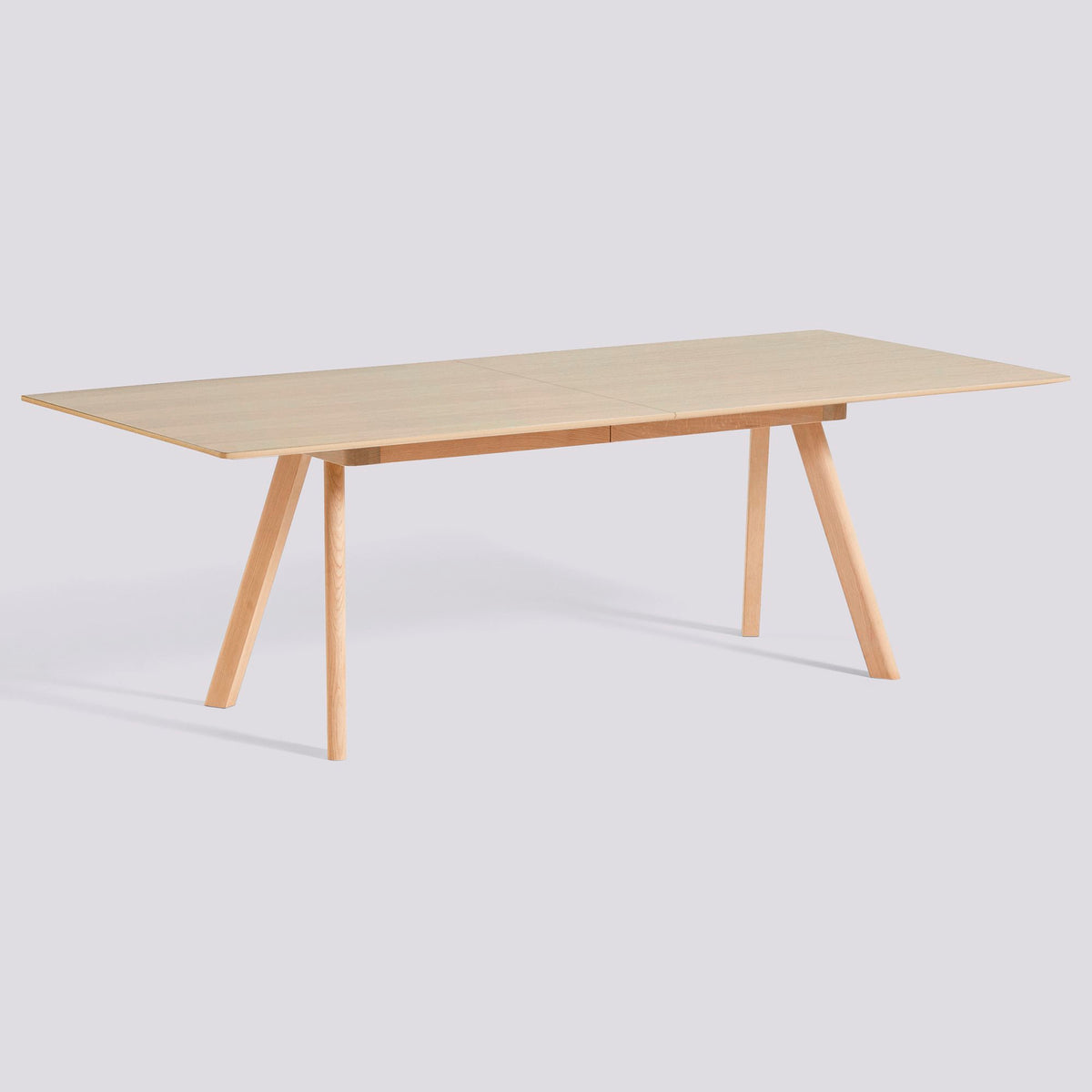 Table à rallonge CPH 30 de Ronan et Erwan Bouroullec - Hay-L 250 x P 90 x H 74 cm, Chêne massif laqué, plateau placage de chêne laqué-The Woods Gallery