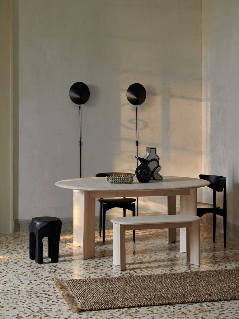 Table à rallonger Bevel - Ø117 - Ferm Living-The Woods Gallery