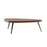 Table basse 527 Mexique L 118 cm de Charlotte Perriand - Cassina-Noyer-The Woods Gallery