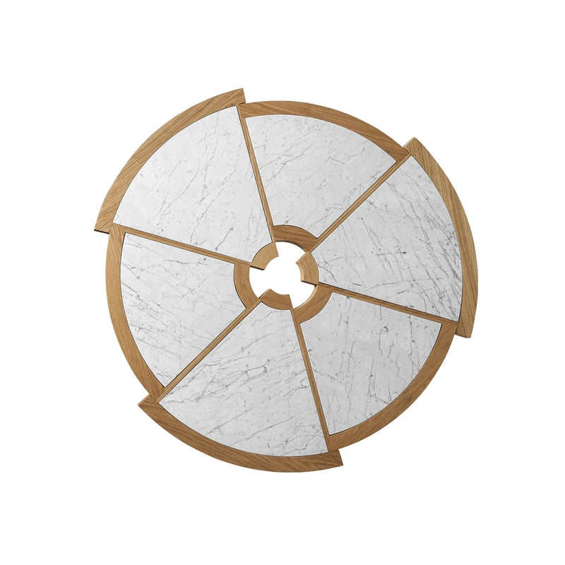 Table basse 529 Rio Ø 140 CM de Charlotte Perriand - Cassina-Rotin-The Woods Gallery