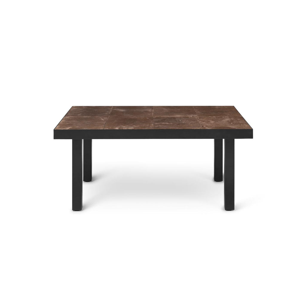 Table basse Flod L 81,1 - Ferm Living-Terracotta / Black-The Woods Gallery