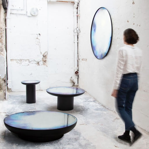 Table basse Francis Extra-Large de Constance Guisset Ø 45 - Petite Friture-Noir-The Woods Gallery