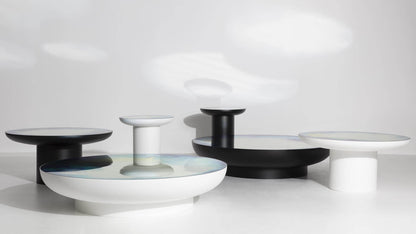 Table basse Francis Extra-Large de Constance Guisset Ø 45 - Petite Friture-Noir-The Woods Gallery