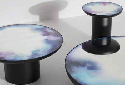 Table basse Francis Extra-Large de Constance Guisset Ø 45 - Petite Friture-Noir-The Woods Gallery