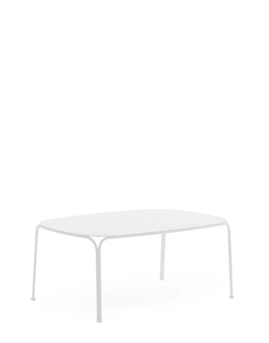 Table basse Hiray - Ludovica + Roberto Palomba Ø 90 - Kartell-blanc-The Woods Gallery