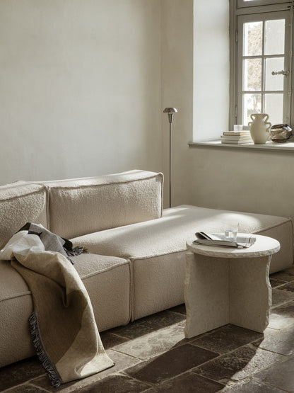 Table basse Minéral Sculptural Ø 52 - Bianco Curia - Ferm Living-The Woods Gallery
