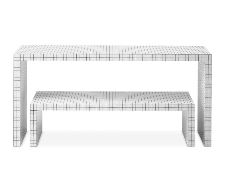 Table basse Quaderna 710/L de Superstudio - L 150 cm - Zanotta-The Woods Gallery