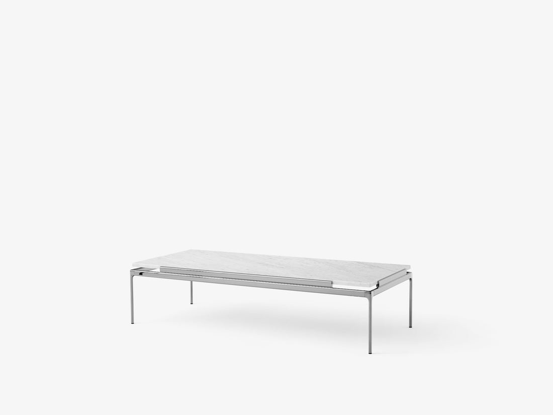 Table basse Sett LN12 de Luca Nichetto - &amp;Tradition-Marbre Bianco Carrara-The Woods Gallery