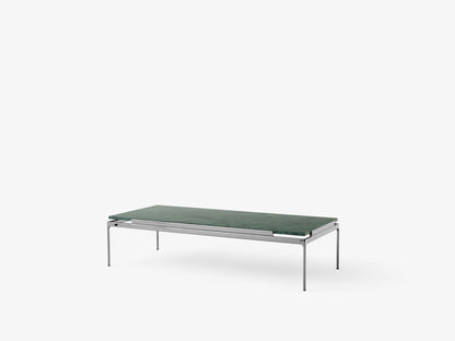 Table basse Sett LN12 de Luca Nichetto - &amp;Tradition-Marbre Verde Guatemala-The Woods Gallery