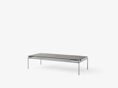 Table basse Sett LN12 de Luca Nichetto - &amp;Tradition-Verre coulé fumé-The Woods Gallery
