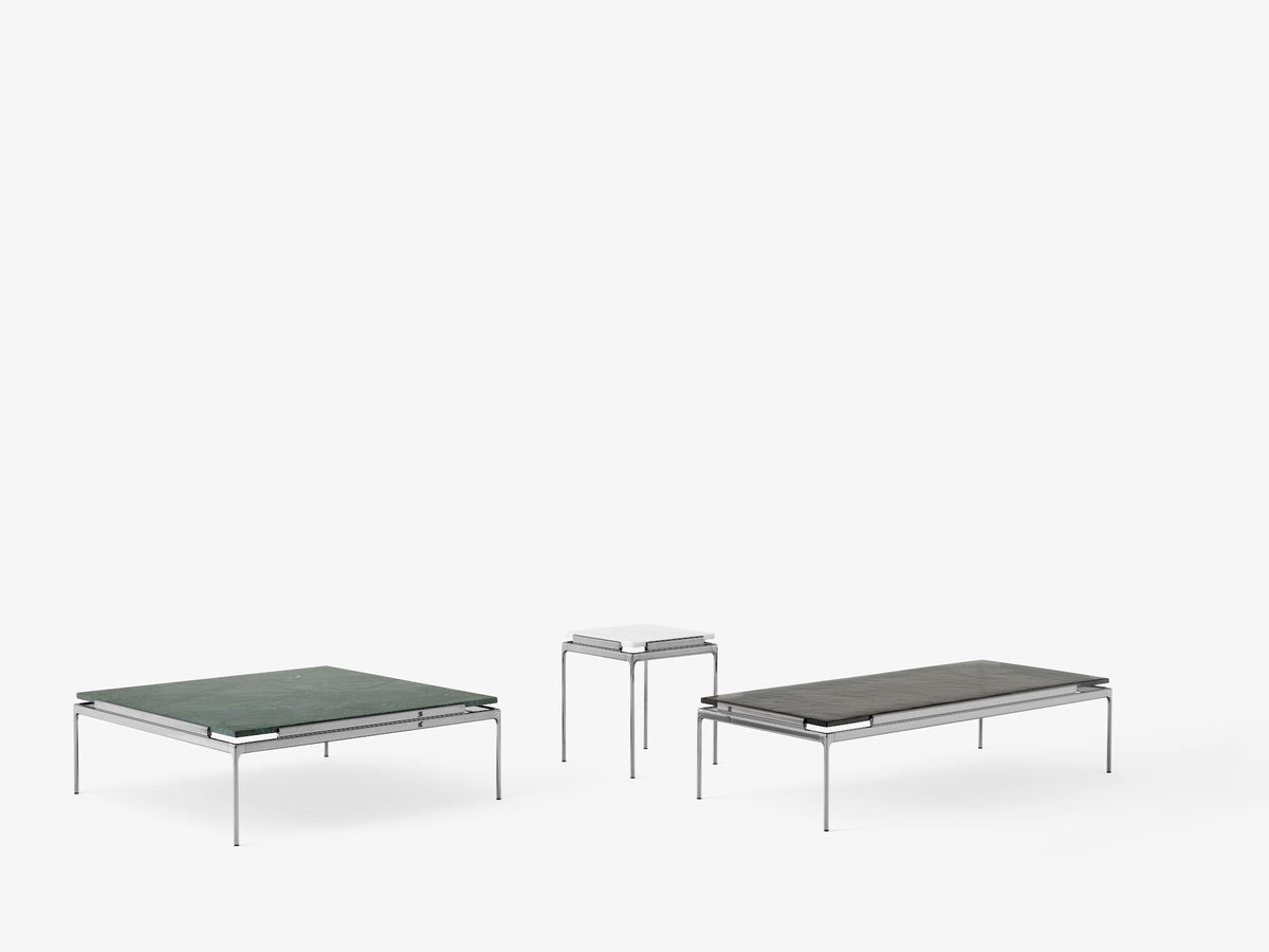 Table basse Sett LN13 de Luca Nichetto - &amp;Tradition-Marbre Bianco Carrara-The Woods Gallery