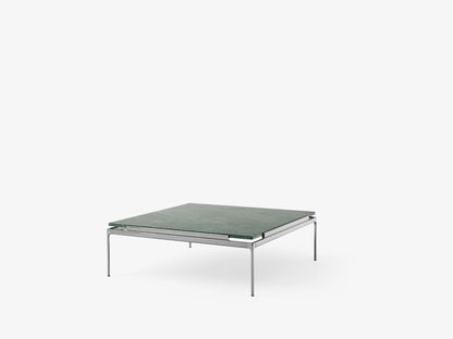 Table basse Sett LN13 de Luca Nichetto - &amp;Tradition-Marbre Verde Guatemala-The Woods Gallery