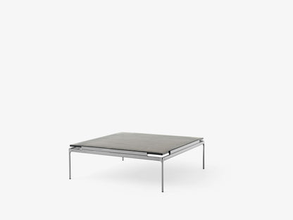 Table basse Sett LN13 de Luca Nichetto - &amp;Tradition-Verre coulé fumé-The Woods Gallery