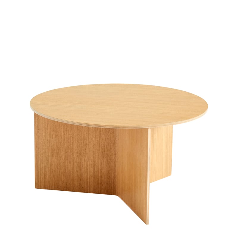 Table basse Slit XL Ø 65 cm - Hay-Chêne-The Woods Gallery
