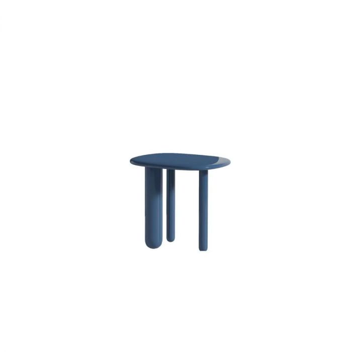 Table basse Tottori - Driade-H 50 x L 54 x P 44 cm-Bleu-The Woods Gallery
