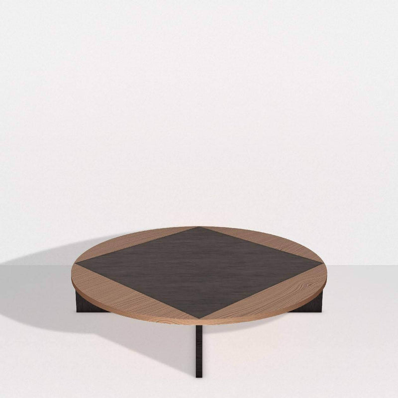 Table basse bois Tavla Ø120 - Petite Friture-Noyer-The Woods Gallery