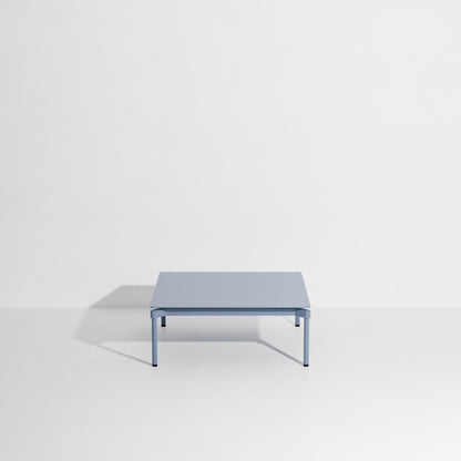 Table basse carrée Fromme de Tom Chung - Petite Friture-Bleu Pigeon-The Woods Gallery