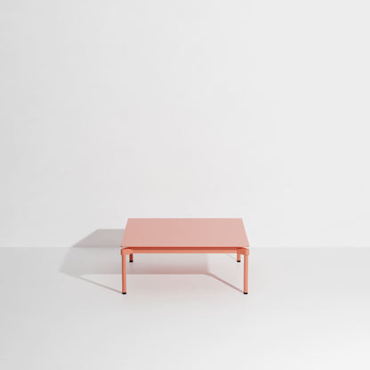 Table basse carrée Fromme de Tom Chung - Petite Friture-Corail-The Woods Gallery
